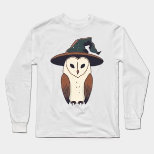 Barn Owl Wizard Long Sleeve T-Shirt